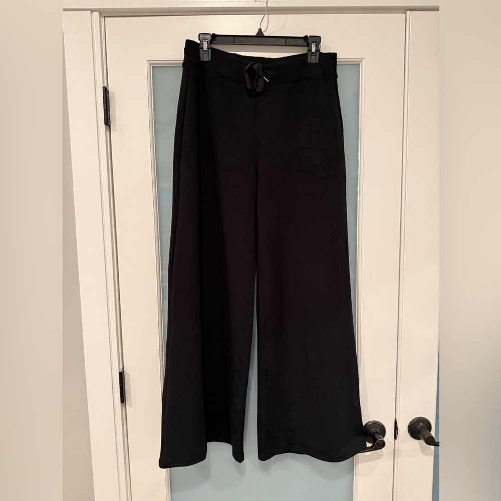 SPANX AirEssentials Black Wide Leg Pants